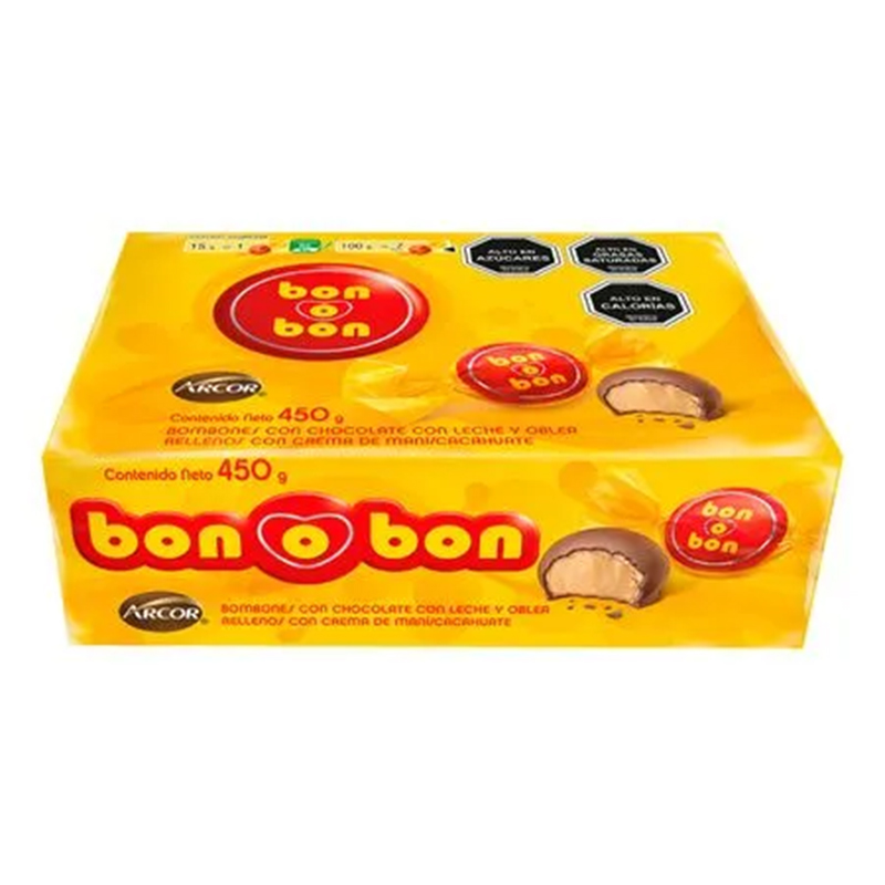 Arcor Bon o Bon Chocolate de Leche 450g