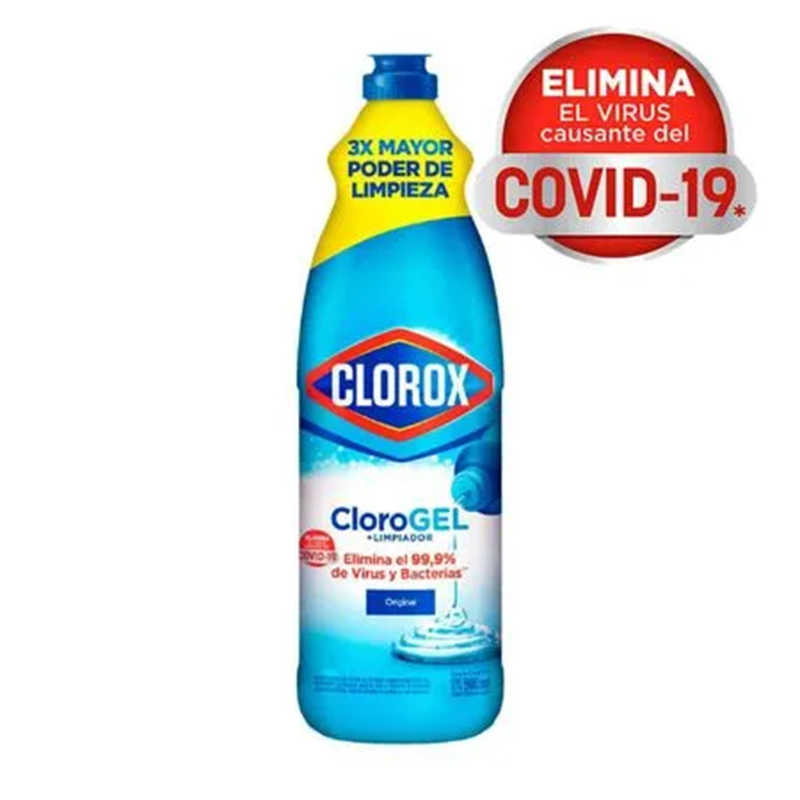 Cloro Gel Clorox Original 900 ml.