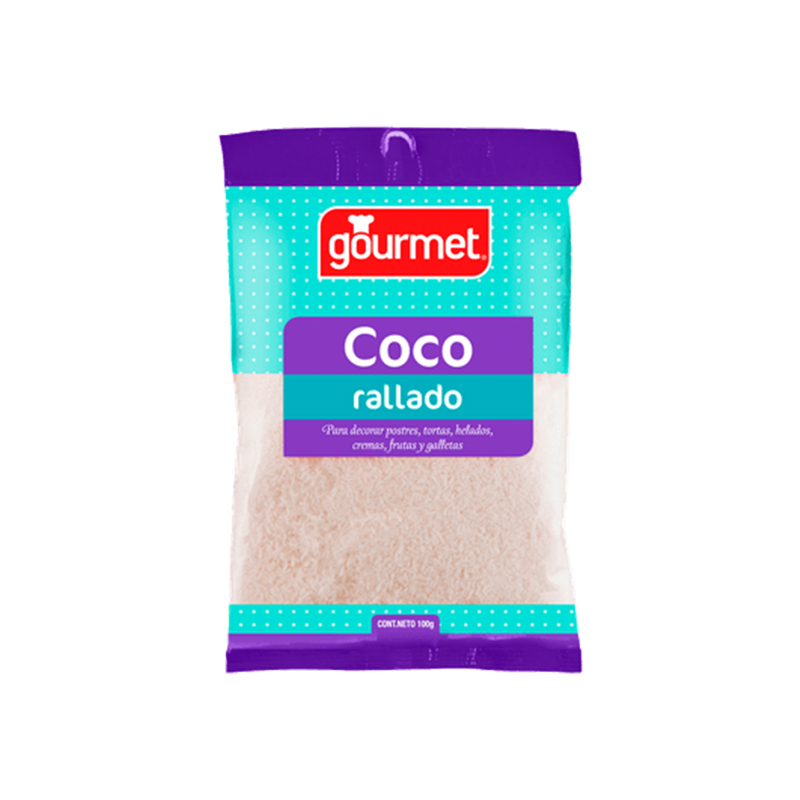 Coco Rallado Gourmet sobre de 100g