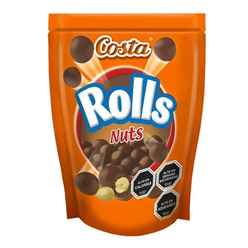 Costa Chocolates Rolls Nuts 150g