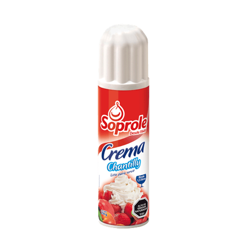 Crema Chantilly Soprole 250g