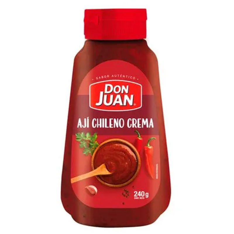 Don Juan Ají chileno en crema botella 240g