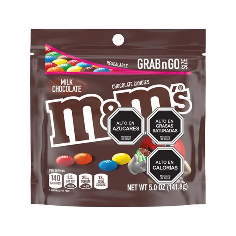 M&M's Chocolate de Leche y candies 141.8g