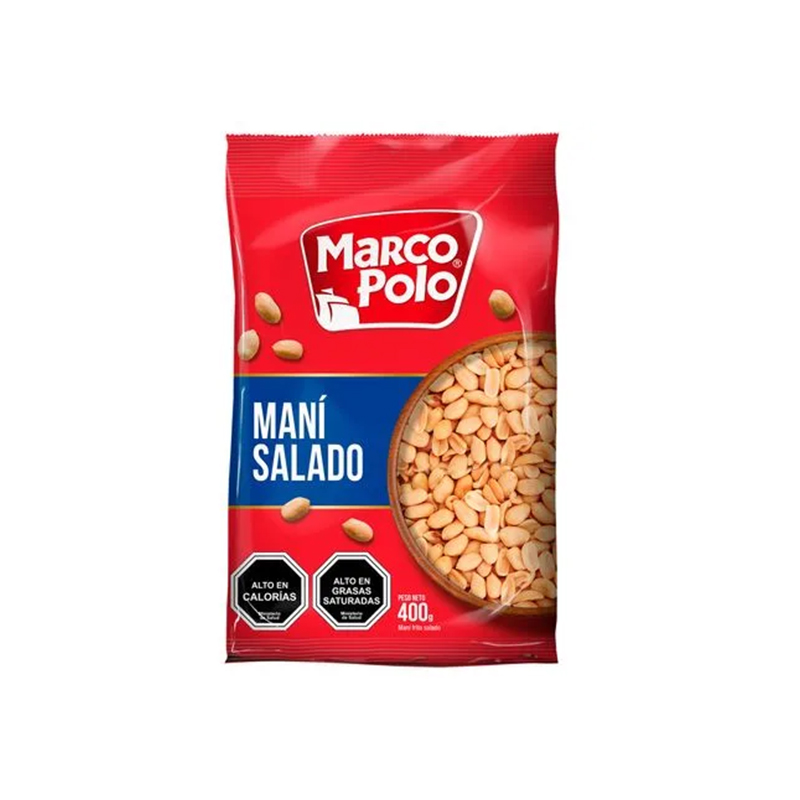 Maní Salado Marco Polo en Bolsa 400g