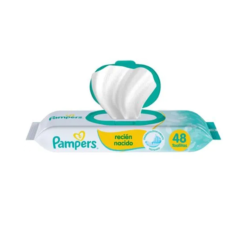 Pampers Toallas Húmedas Recién Nacido 48u