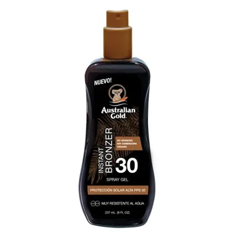 Protector Solar Australian Gold Instan Bronzer FPS 30 237ml