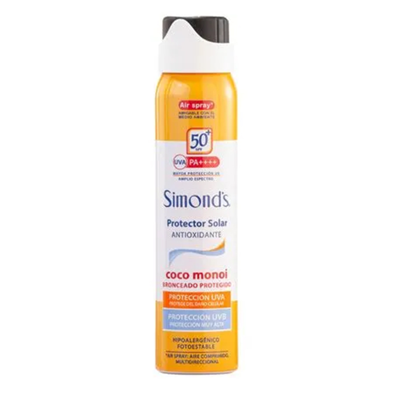Protector Solar Simonds Coco Spray FPS 50 75ml