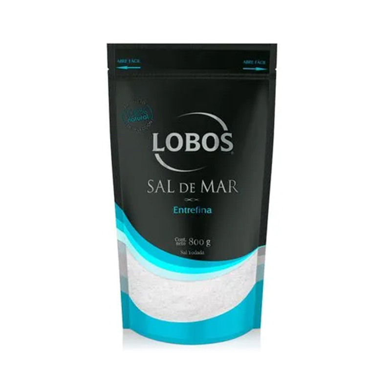 Sal de Mar Lobos Entrefina 800g