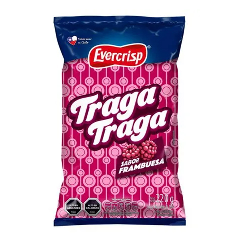 Tragatraga de Frambuesa 220g