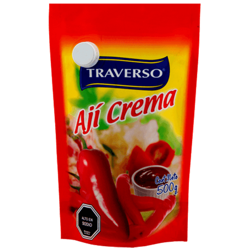 Traverso Ají en crema doypack 500g
