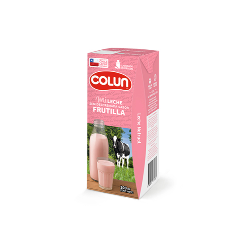 Leche Frutilla Colun 200ml.