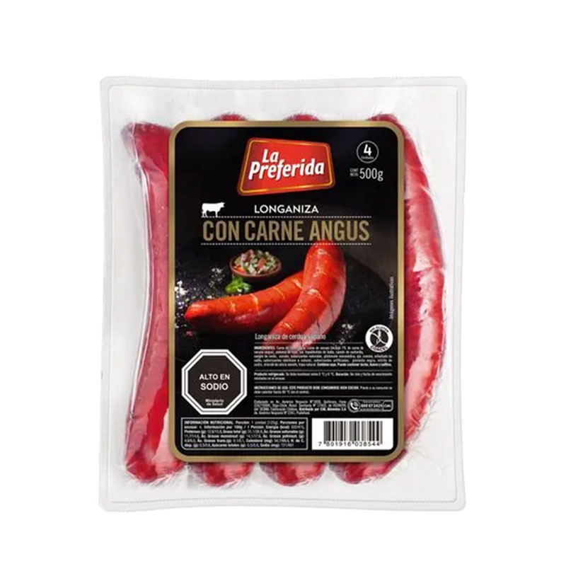 Longaniza La Preferida 4 unidades.