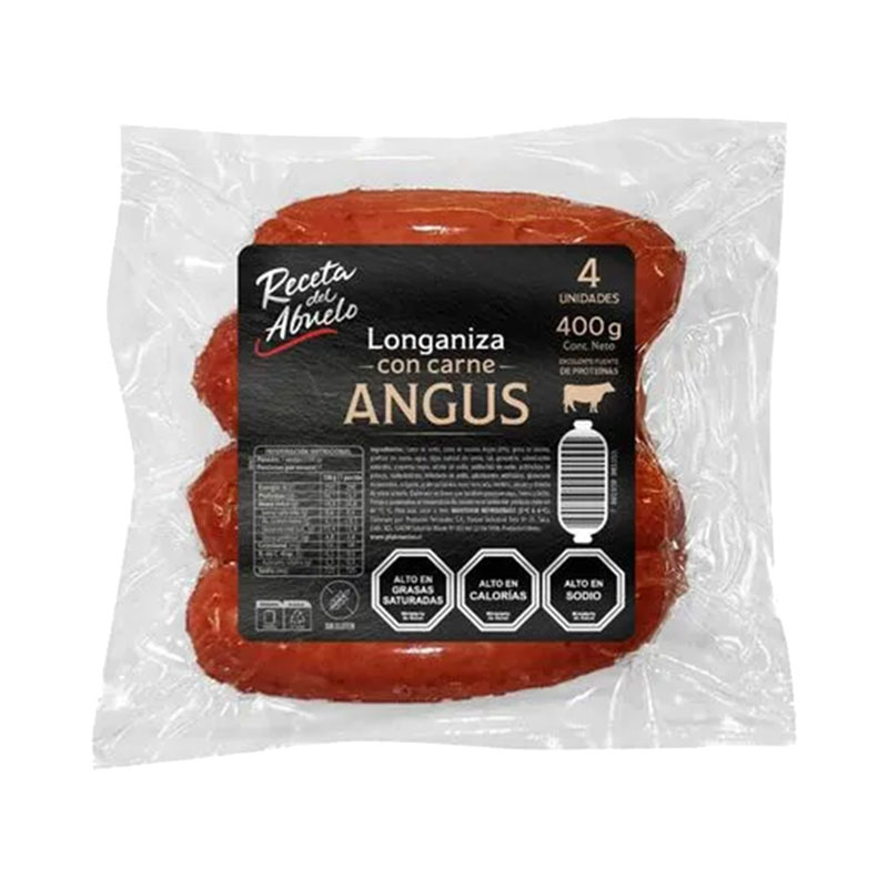Longaniza Receta del Abuelo 4 unidades.