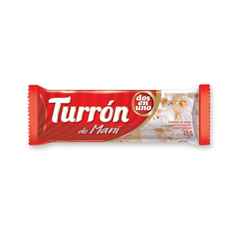 Turrón de Maní Dos en Uno.