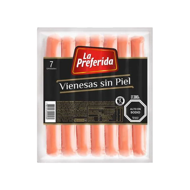 Vienesas la Preferida 7 Unidades.